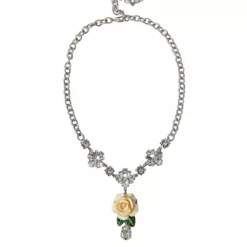 D&G Floral Crystal Statement Necklace: Event Styling Guide