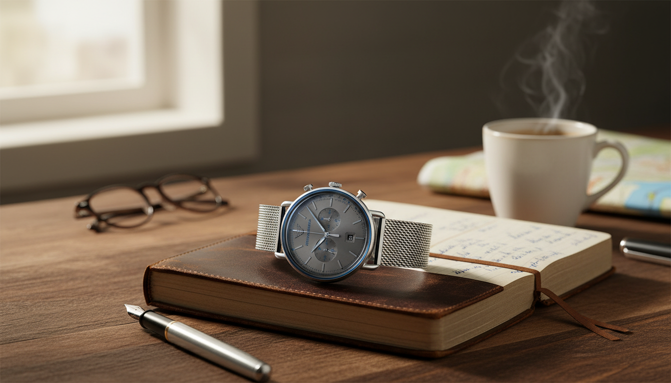 Emporio Armani AR11383 Review: Grey Dial Steel Chronograph